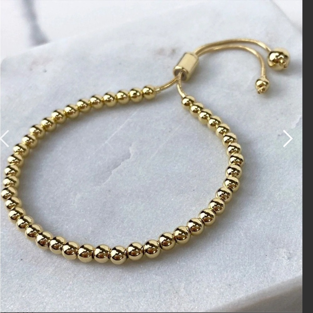 Brazilian gold filled bead ajustable